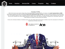 Tablet Screenshot of bim-chile.com